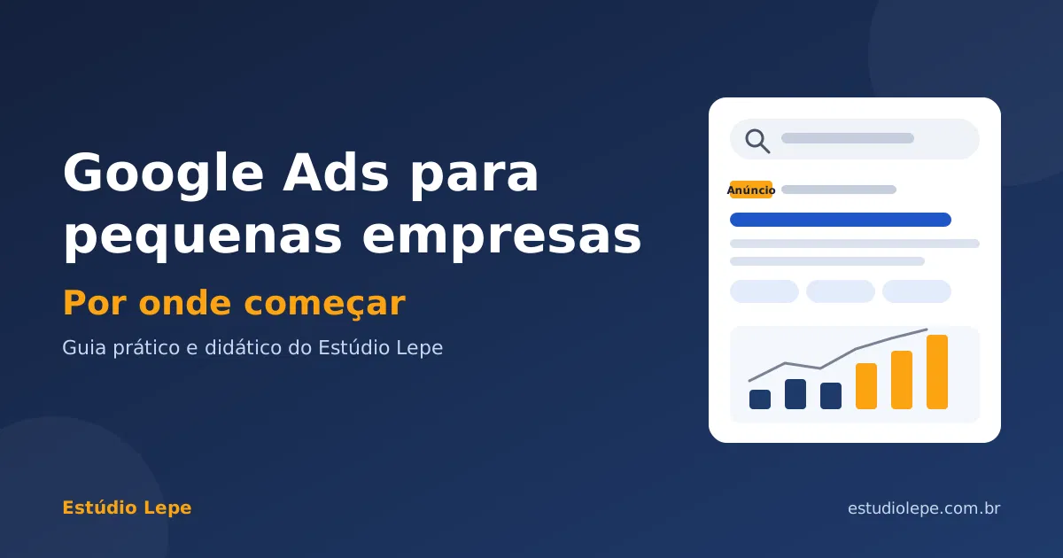 Dono de pequena empresa acompanhando o desempenho de anúncios do Google Ads no computador
