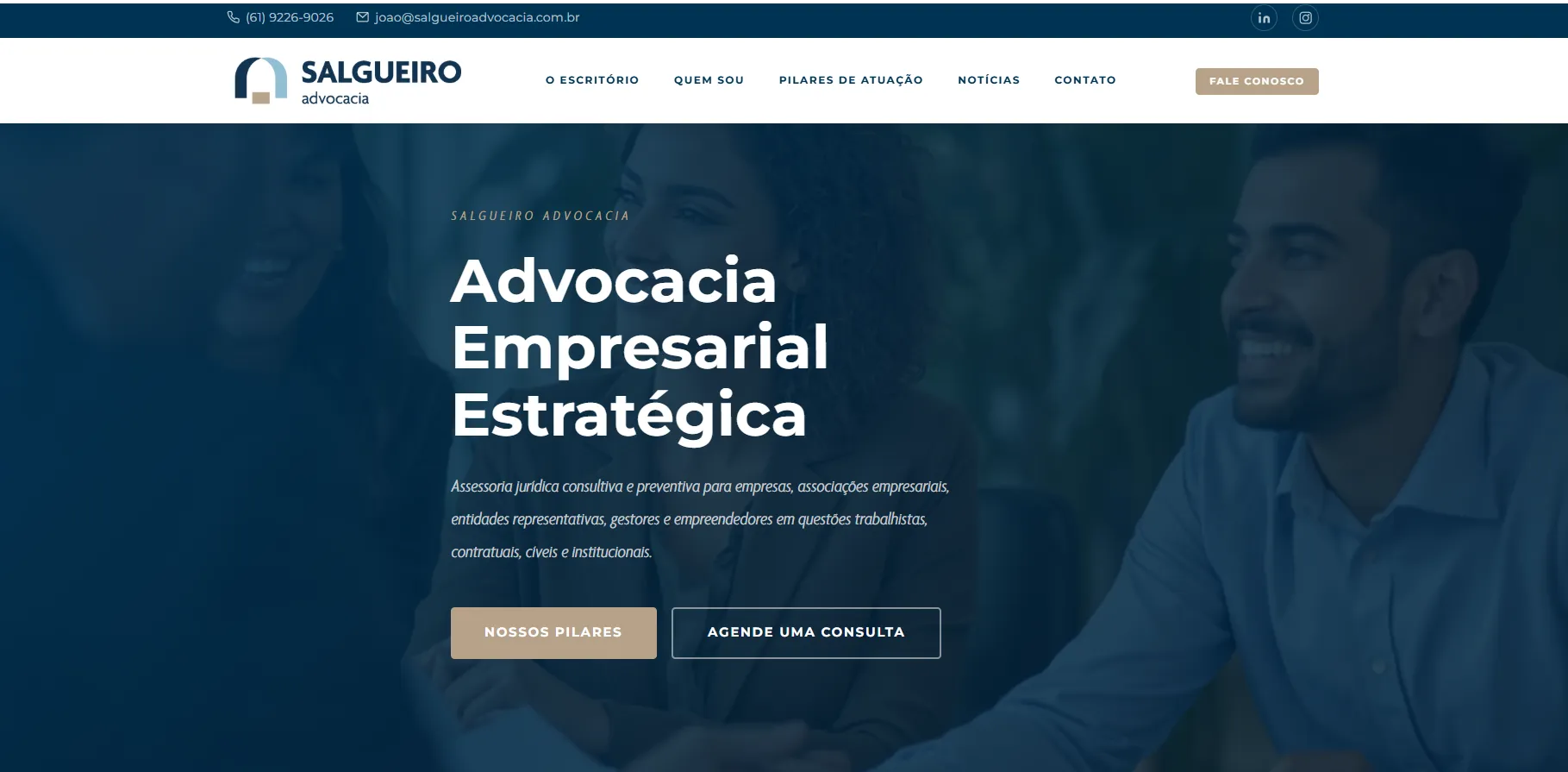 Site Salgueiro Advocacia